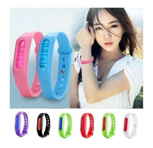 Set de 4 Pulseras Repelente de Moquitos y Zancudos
