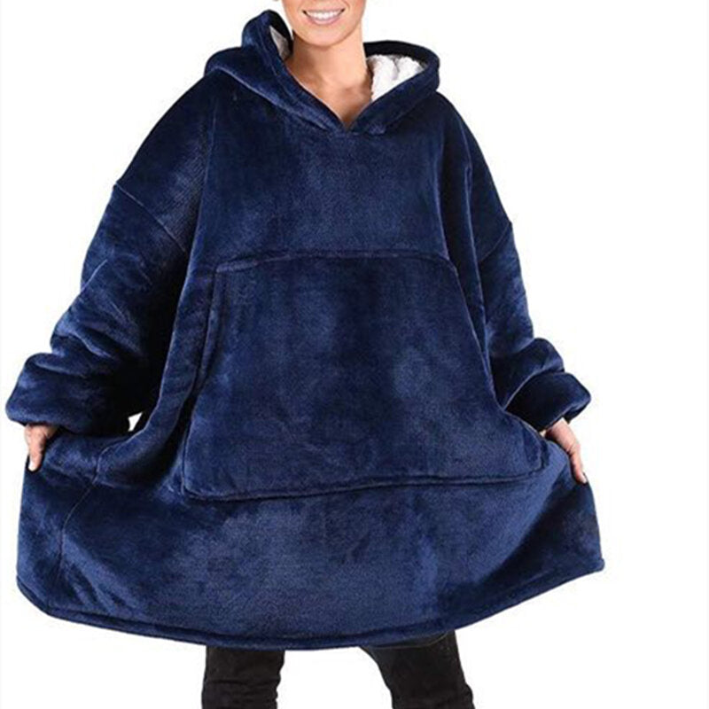 Polerón Sherpa Con Capucha Tipo Huggle