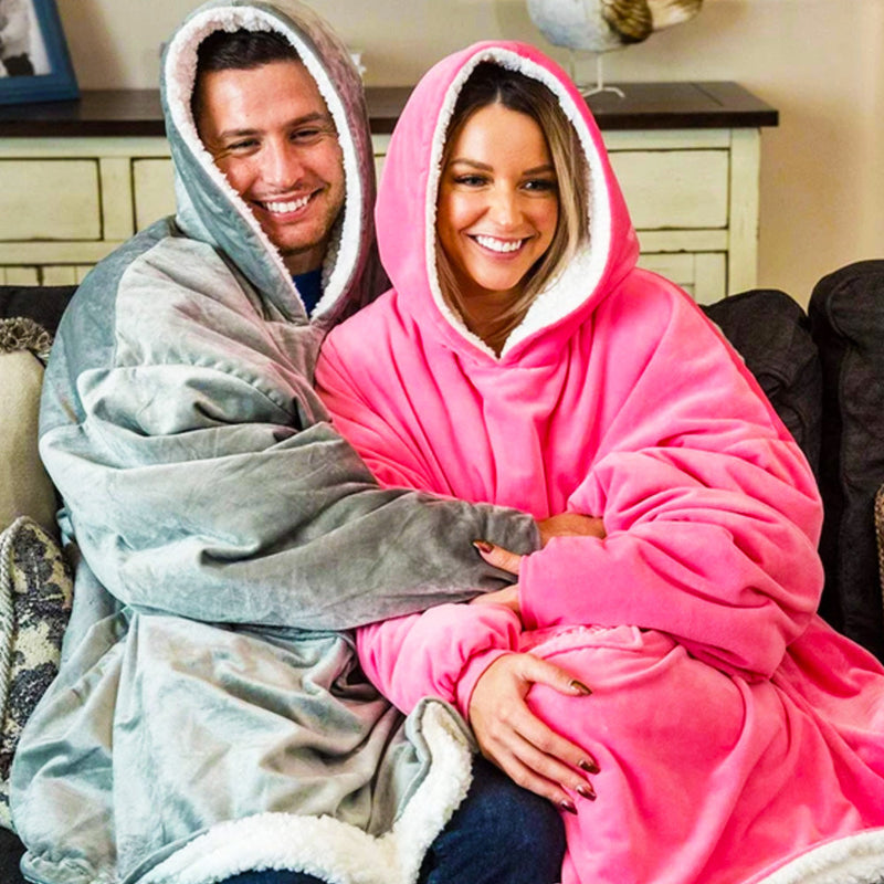 Polerón Sherpa Con Capucha Tipo Huggle