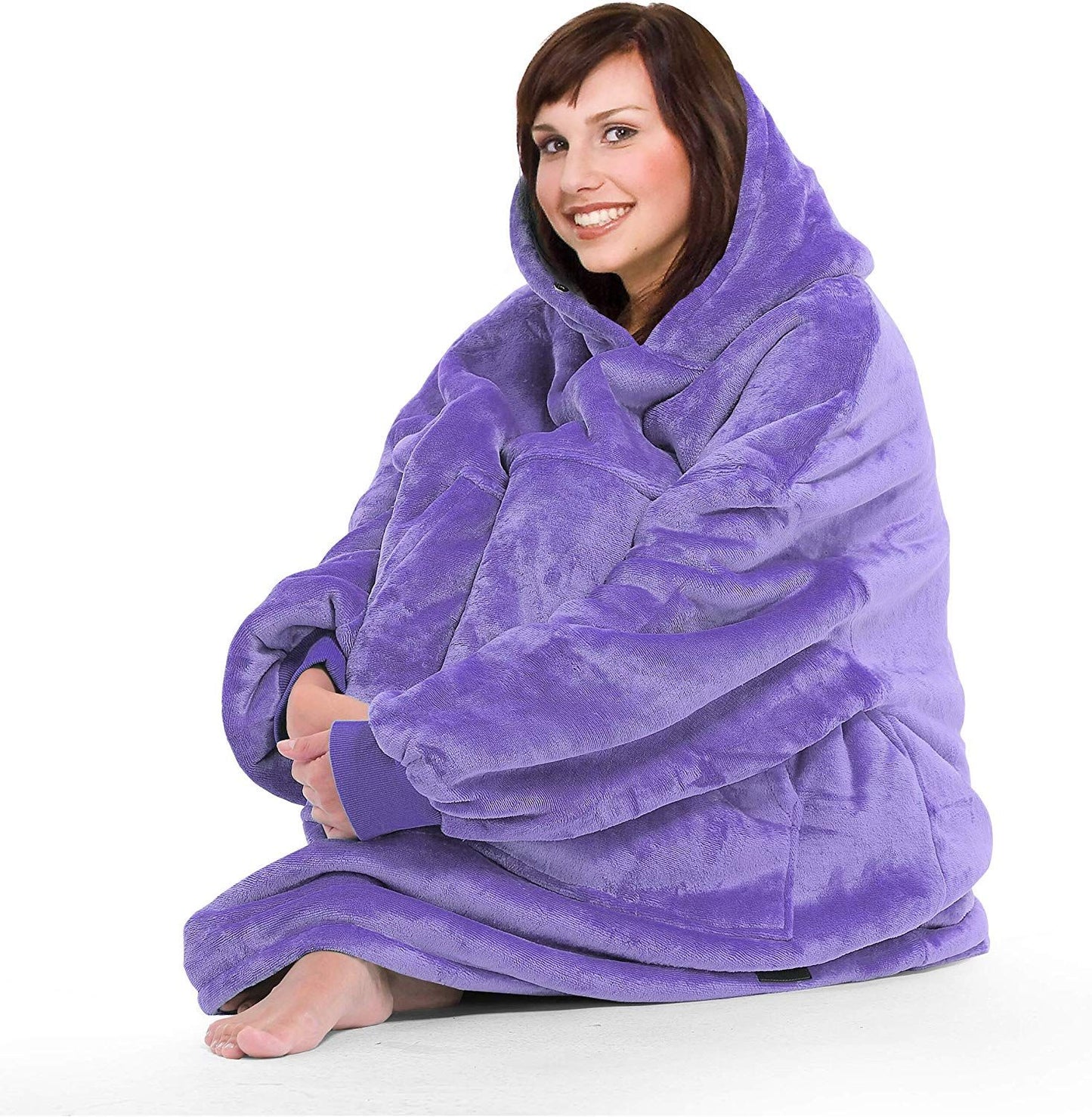 Polerón Sherpa Con Capucha Tipo Huggle