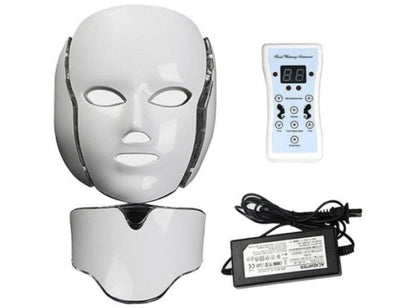 Mascara Led c/cuello, Antiarrugas, acne, lineas de expresiòn, manchas, etc