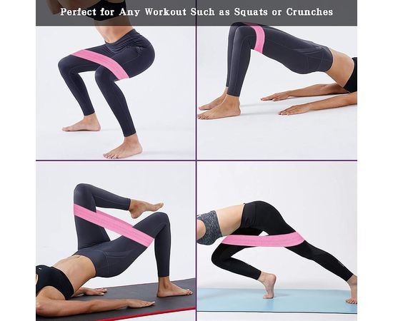 Set 3 bandas de resistencia para gluteos y piernas