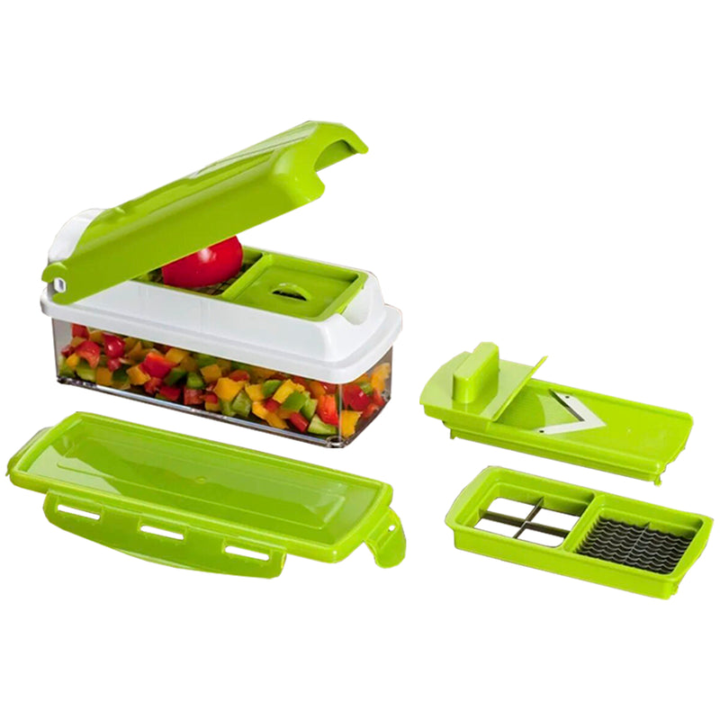 Picador y Rallador de Verduras y Frutas 5 en 1