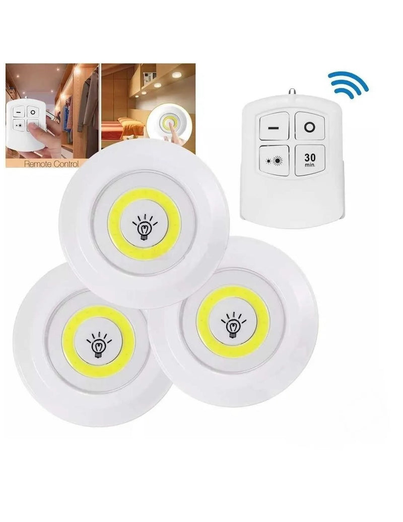 Luces led con control remoto y temporizador
